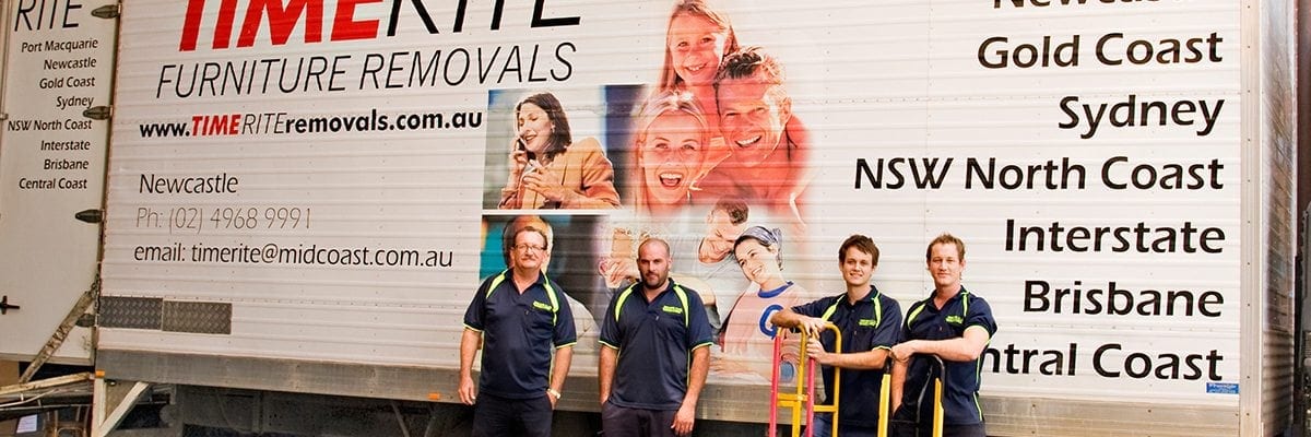 Timerite Removals Truck and Team